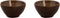 Palmer Schaal Cecil 11 cm 25 cl Bruin Stoneware 6 stuk(s)