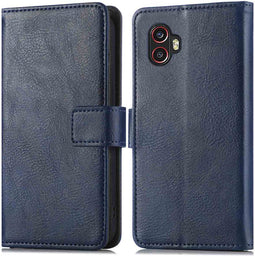 iMoshion Hoesje Geschikt voor Samsung Galaxy Xcover 6 Pro Hoesje Met Pasjeshouder - iMoshion Luxe Bookcase - Donkerblauw