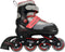 Amigo Slide - Kinder Schaatsen voor Jongens en Meisjes - Maat 30-33 - Zwart/Rood - Schaatsen & Skeelers Ineen