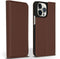 Accezz iPhone 14 Pro Max - Premium Leather Slim Bookcase - Krasbestendig - Bruin