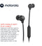 Motorola Sound 3-S - In-ear koptelefoon met microfoon - Zwart (3 stuks)