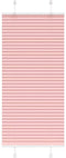 vidaXL - Plissé - rolgordijn - 60x150 - cm - stofbreedte - 59,4 - cm - polyester - roze