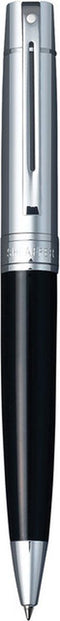 Sheaffer balpen - 300 E9314 - Black barrel chrome cap chrome plated - SF-E2931451