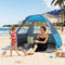 Woltu Pop-Up Strandtent - Blauw - 200 x 150 x 120 cm