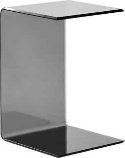 LOURDES - Bijzettafel - Zwart - Veiligheidsglas