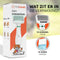 PetGoods 2-in-1 Hondenföhn - Föhn & Borstel - Low Noise - Wit & Oranje