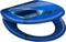 SCHÜTTE WC-Bril 82371 SHARK - Duroplast - Soft Close - Afklikbaar - Blauw - Belastbaar tot 175 kg