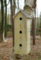 Esschert Design Vogelhuisje - Hout naturel - 19,5 x 16,5 x 51,5 cm