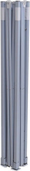 vidaXL - Partytent - met - 2 - zijwanden - inklapbaar - 2x2 - m - staal - antraciet