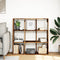 vidaXL - Kamerscherm - / - boekenkast - 102x29x103,5 - cm - hout - oud - houtkleurig