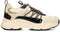 POSH by Poelman AYOKI - Dames sneakers - Chunky zool 4 cm - Beige met Zwart