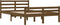 vidaXL - Bedframe - massief - hout - honingbruin - 120x190 - cm