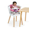 BRIGHT STARS Booster Seat, Groen, Opvouwbaar, Draagbaar, Reis, Lichtgewicht en Gemakkelijk Schoon...