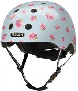 Melon Flying Roses - Fietshelm - Verstelbaar met ventilatie - Blauw (XL - XXL)
