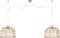 GOOD&MOJO Hanglamp Borneo - Bamboe - Ø52cm - 2L - Scandinavisch,Bohemian - Hanglampen Eetkamer, Slaapkamer, Woonkamer