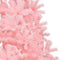 vidaXL - Kunstkerstboom - Halfrond - 240 cm - PVC - Roze