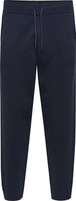 SELECTED HOMME SLHNIO - Heren Joggingbroek - Knitted 88% katoen 12% nylon - Grijs (2022)