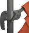 vidaXL - Zweefparasol - met - aluminium - paal - 300x300 - cm - terracottakleurig