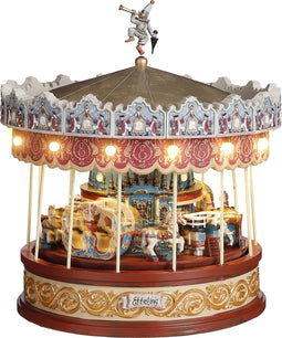 Efteling – Anton Pieck carrousel werkt op batterijen - h25,5xd23cm - Woonaccessoires en seizoensgebondendecoratie
