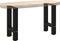 vidaXL - Salontafelpoten - 2 - st - 38x(42-43) - cm - staal - zwart