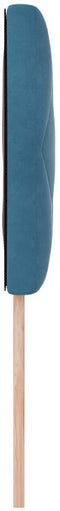 vidaXL - Hoofdbord - met - Diamanten - Blokken - in - het - Donkerblauw - - - 100 - cm - Fluweel