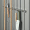 Juskys Gereedschapsschuur S - Metalen tuinhuis - 161x86x181 cm - Antraciet
