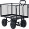 vidaXL - Tuinwagen - 350 - kg - zwart
