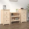 vidaXL - Dressoirs - 2 - st - 40x35x80 - cm - massief - grenenhout