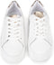 PS Poelman ANEMONE - Dames sneakers - Plateauzool 45 cm - Wit met panterprint