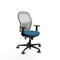 Piqueras y Crespo 1D036G0 - Bureaustoel - Hoogteverstelbaar met armleuning - Wit Groene benzine