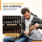Woodley Luxe Houten Schaakbord - Opvouwbare schaakset - Magnetisch - Extra Koningin - 40cm - Compleet met strategieboekje