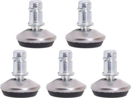 Feel Furniture - Vaste voeten voor bureaustoel (set van 5 stuks)