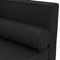 vidaXL - Chaise - longue - met - kussens - en - bolster - kunstleer - zwart