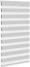 vidaXL - Zebra - rolgordijn - 70x100 - cm - stofbreedte - 65,9 - cm - lichtgrijs