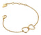 GUESS Armband Mon Amour Two Hearts Bracelet Yellow Gold Goudkleurig