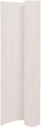 vidaXL - Tuinafscheiding - dubbelzijdig - 110x500 - cm - wit