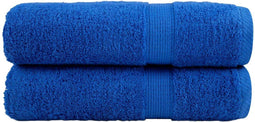 vidaXL - Badhanddoeken - SOLUND - 2 - st - 600 - g/m² - 70x140 - cm - blauw
