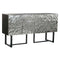 Dientafel Home ESPRIT Zilverkleurig Metaal Staal 151 x 41 x 80 cm