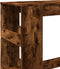 vidaXL - Bartafel - met - rekken - 90x40x103,5 - cm - bewerkt - hout - gerookt - eiken