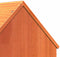 vidaXL - Kattenhuis - 41x50x50 - cm - massief - grenenhout - wasbruin