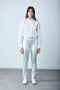 Toxik3 - Broek - Hoge taille - Zilver chrome lederlook