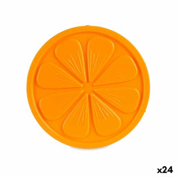 Kou-accumulator Oranje Plastic 250 ml 17,5 x 1,5 x 17,5 cm (24 Stuks)