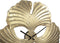 PTMD Rosalee Wandklok Ginkgoblad - 45 x 4,5 x 44 cm - Metaal - Goud