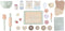 Little Dutch - Houten Bakset FSC - Inclusief receptenkaart en accessoires - Multi