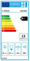 CIARRA CDHT90X wandkap - 90 cm - 650 m3/h - Inox - Klasse A++