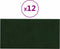 vidaXL - Wandpanelen - 12 - st - 2,16 - m² - 60x30 - cm - fluweel - donkergroen