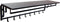 Furnilux - Wand kapstok De Luxe - XL - Garderobe - Hoedenplank met 8 Haken - Industrieel - 110 x 30 x 27 cm