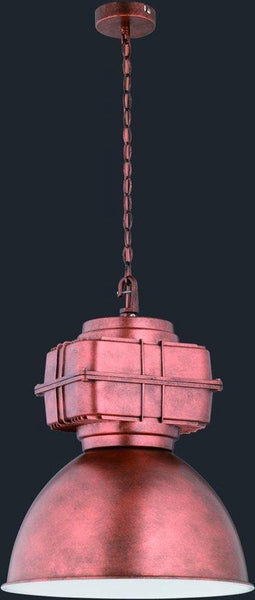 Trio leuchten Maniac - Hanglamp - 1x E27 max. 60W - Antiekkoper