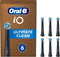 Oral-B iO Ultimate Clean - Opzetborstels - Verwijdert tot 100% tandplak - Zwart (6 stuks)