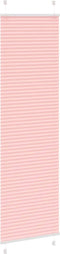 vidaXL - Plissé - rolgordijn - 55x200 - cm - stofbreedte - 54,4 - cm - polyester - roze
